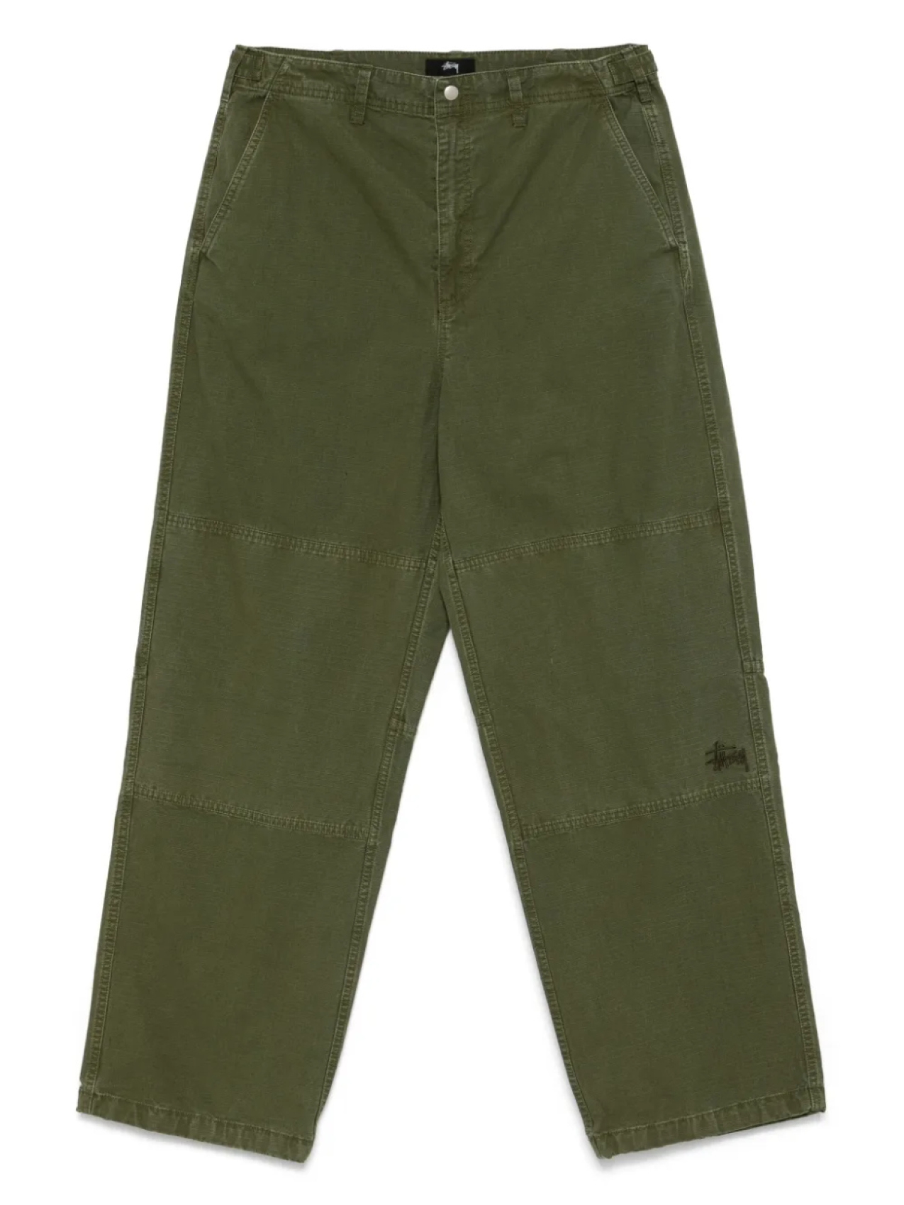 

Хлопковые брюки Stüssy, зеленый