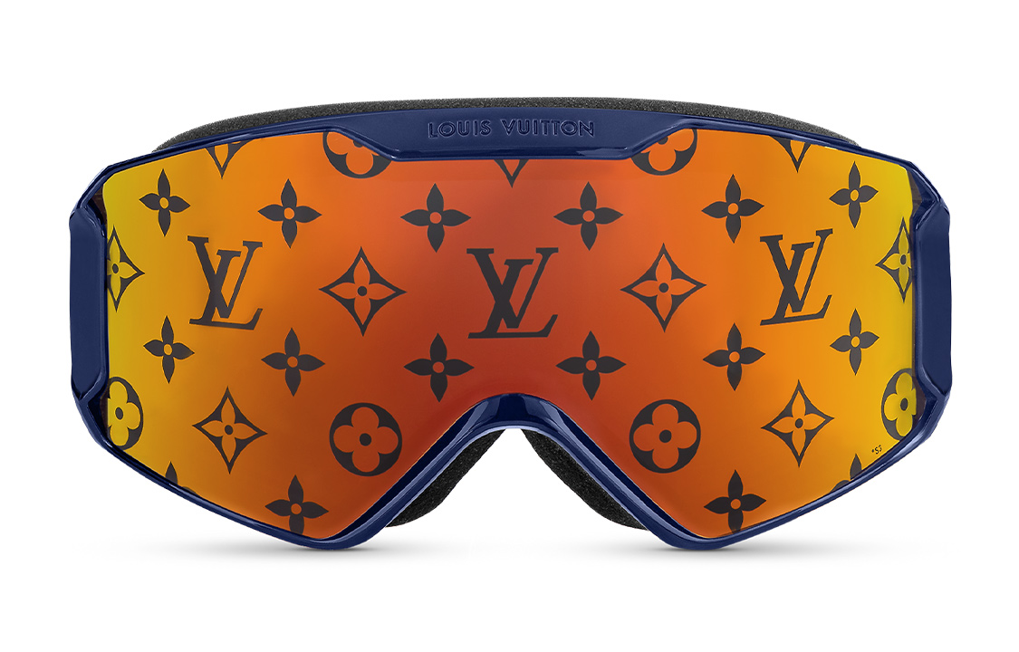 

Ветрозащитные противотуманные унисекс лыжные очки LOUIS VUITTON, оранжевый lens+синий frame