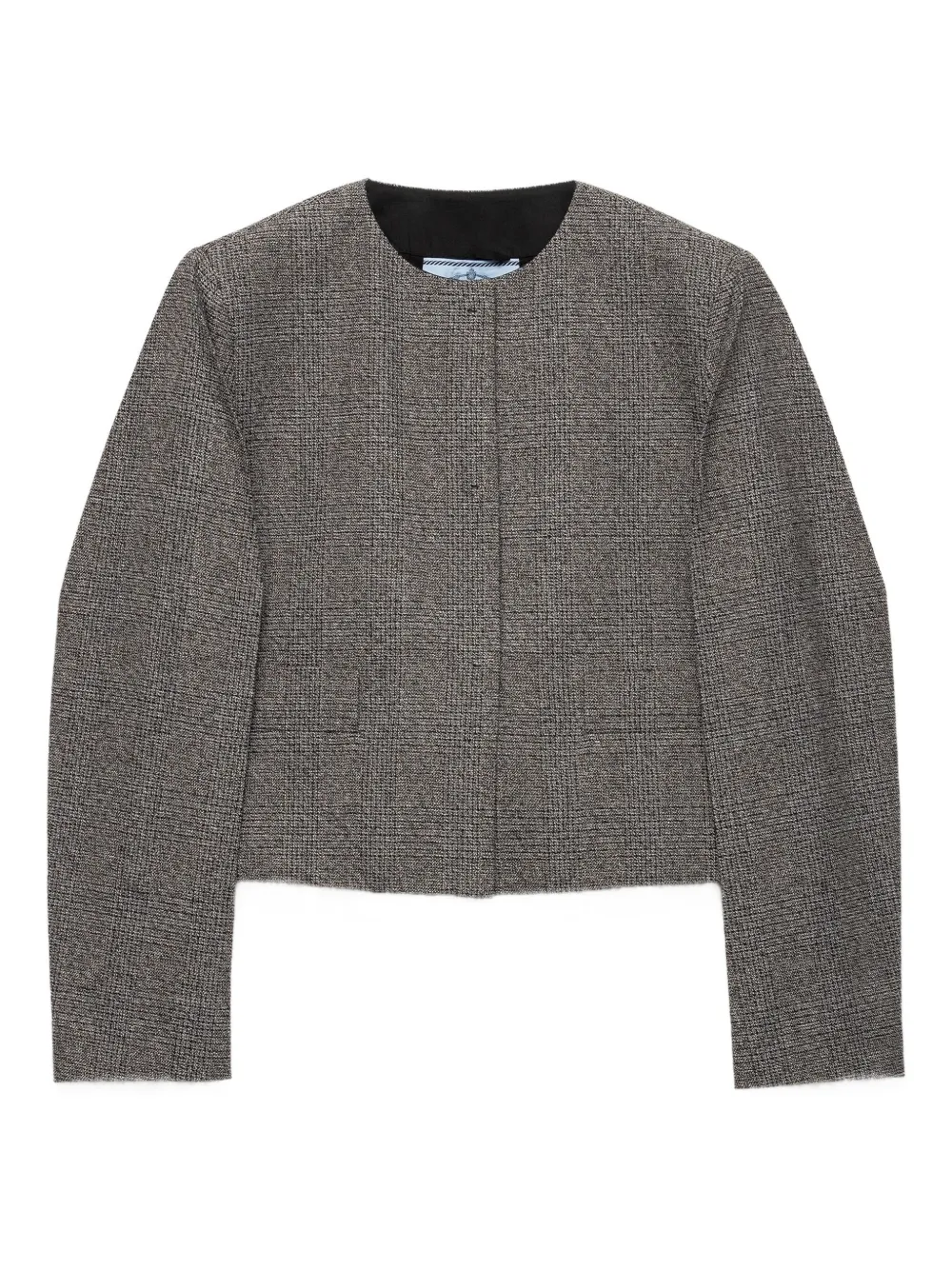 

Куртка из ткани мулине Prada, серый