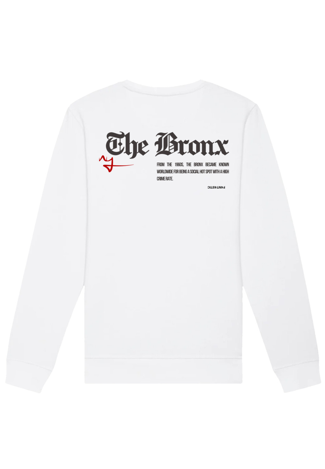 

Толстовка F4NT4STIC Unisex The Bronx, белый