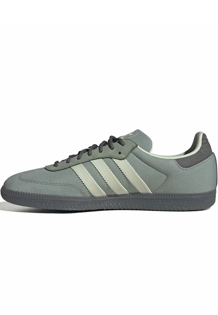 Кроссовки, повседневные, Samba OG, Adidas, зеленый/серый — фото 4