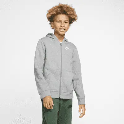 

Худи Nike Sportswear Club, цвет Carbon Heather/Smoke Grey/White