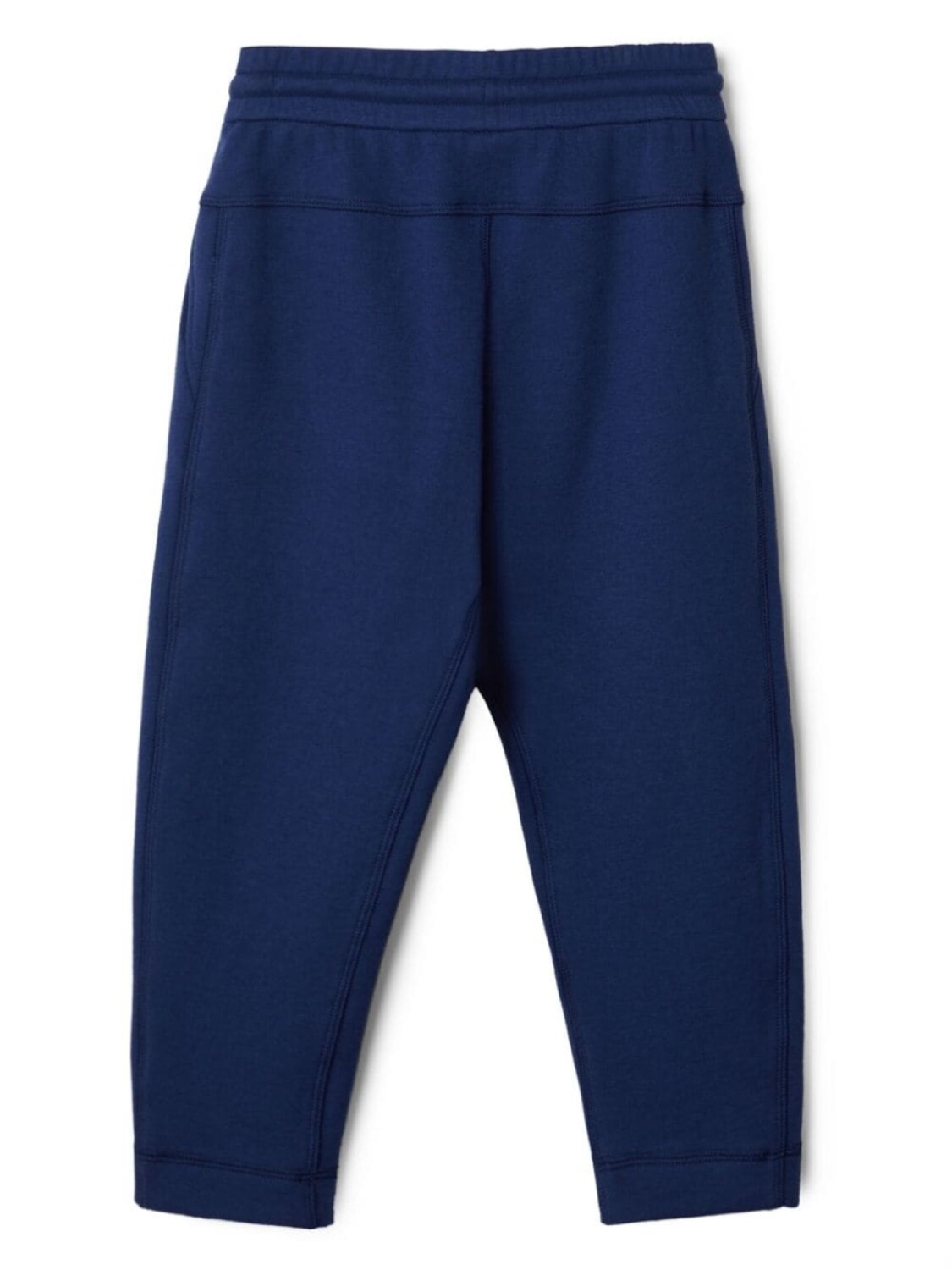 Brunello Cucinelli Kids махровые спортивные брюки с кулиской, синий — фото 2