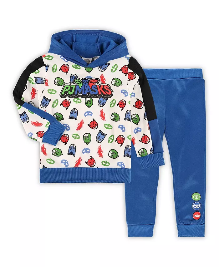 

Детский белый комплект худи и джоггеров PJ Masks для дошкольников Children's Apparel Network