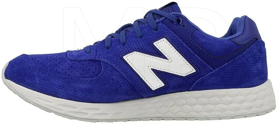 Кроссовки New Balance ML574 из натуральной кожи для мужчин, синий — фото 3