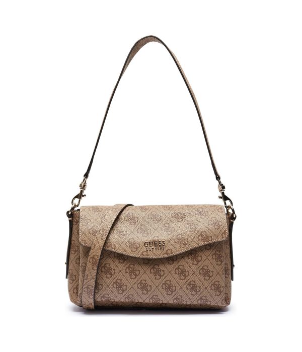 

Сумка женская Guess с монограммой логотипа, коричневый