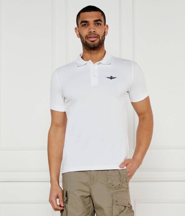 

Рубашка поло Regular fit Aeronautica Militare, белый