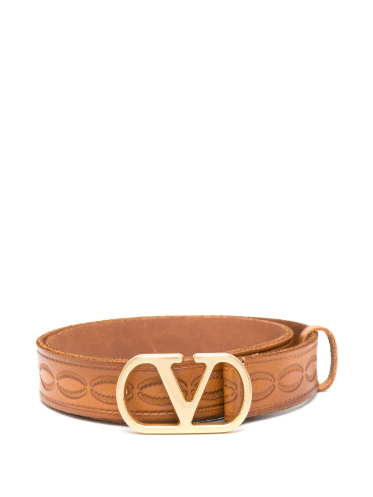 

Ремень Valentino Garavani VLogo, коричневый