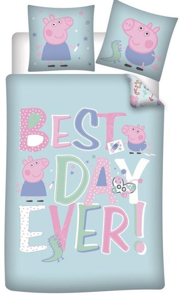 

Пододеяльник Свинка Пеппа Best day Ever 140 x 200 см - полиэстер Aymax