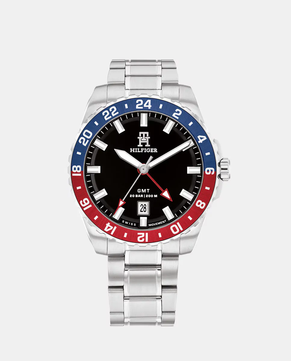 

TH85 1792131 стальные мужские часы Tommy Hilfiger, серебрянный