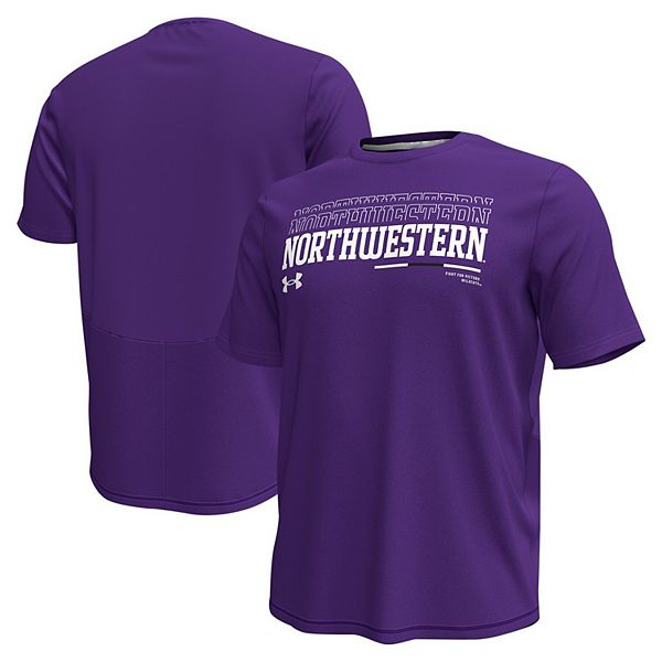 

Мужская фиолетовая футболка northwestern wildcats sideline knockout Under Armour