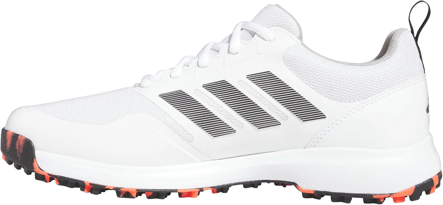 Мужские гольф-кроссовки Adidas Tech Response 3.0 без шипов, белый/черный/серый — фото 2