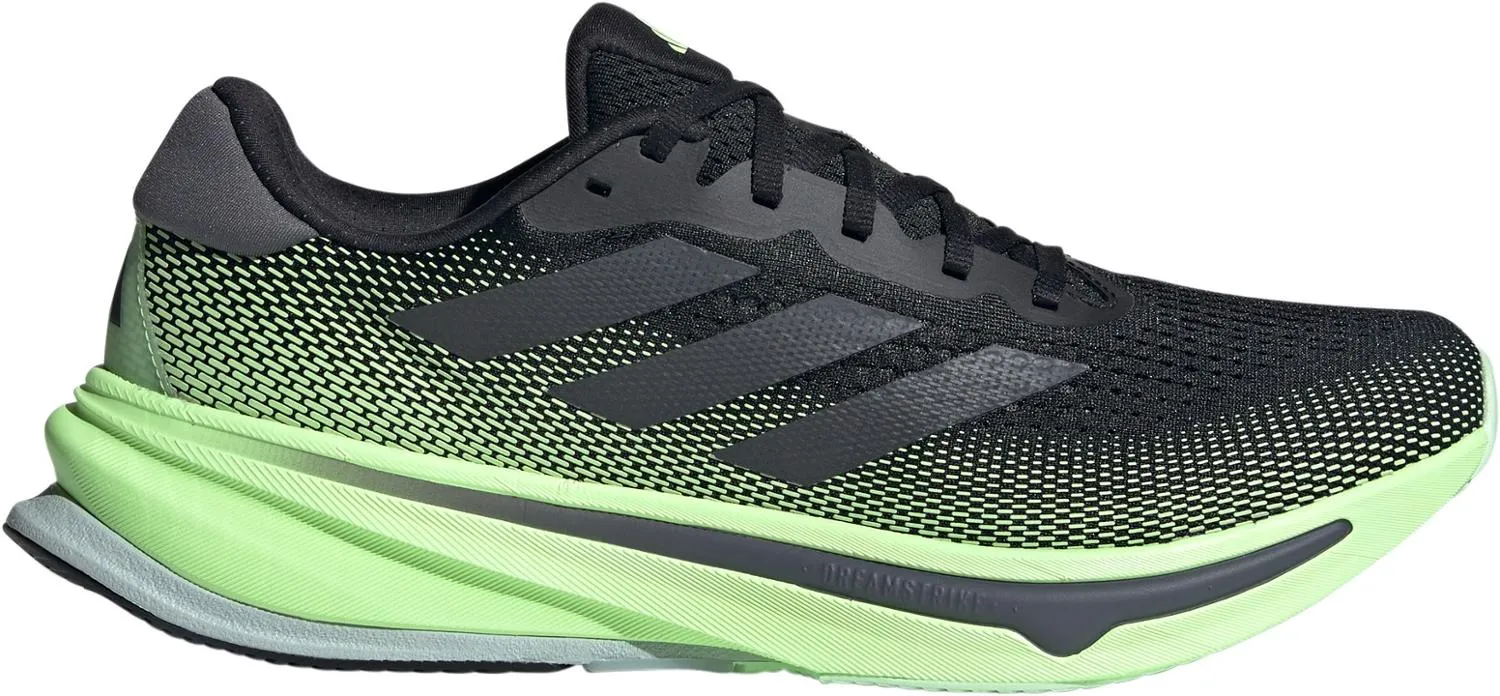 

Мужские кроссовки Supernova Rise для бега по дороге adidas, Core Black/Grey Five/Green