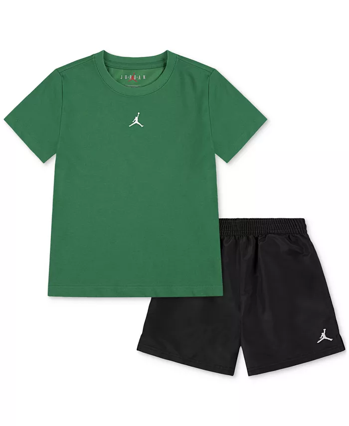 

Футболка и шорты из сетки для мальчиков Dri-FIT Jumpman, 2 предмета Jordan, черный