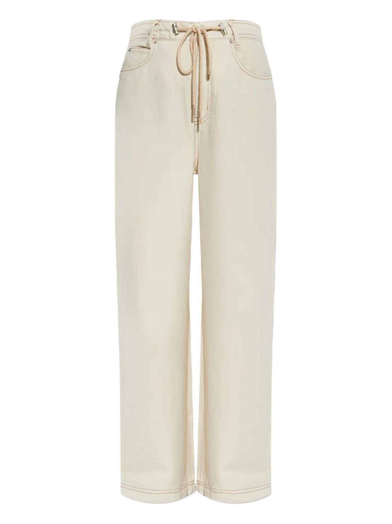 

Широкие брюки на завязках MUNTHE, белый