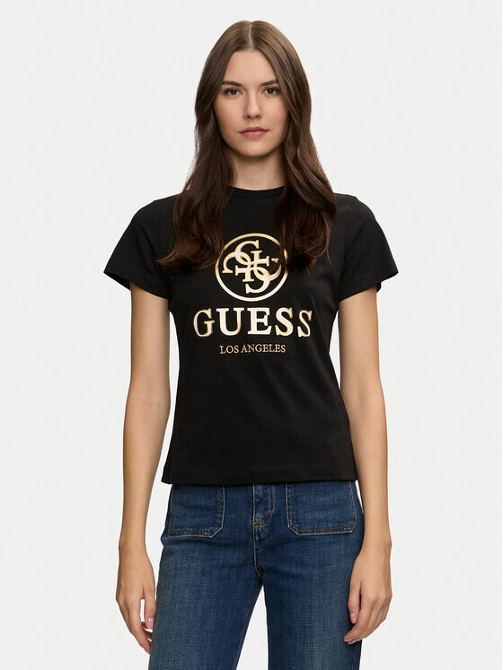 

Футболка стандартного кроя Guess, черный