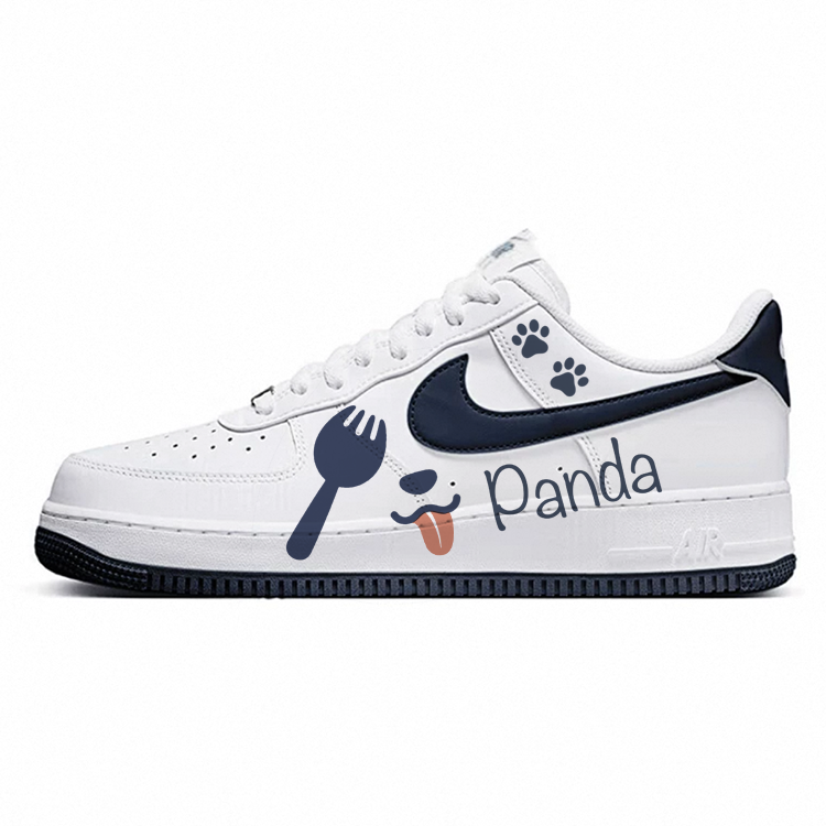 

Nike Кроссовки Air Force 1 с противоскользящим покрытием, износостойкие, низкие, мужские, белые, синие