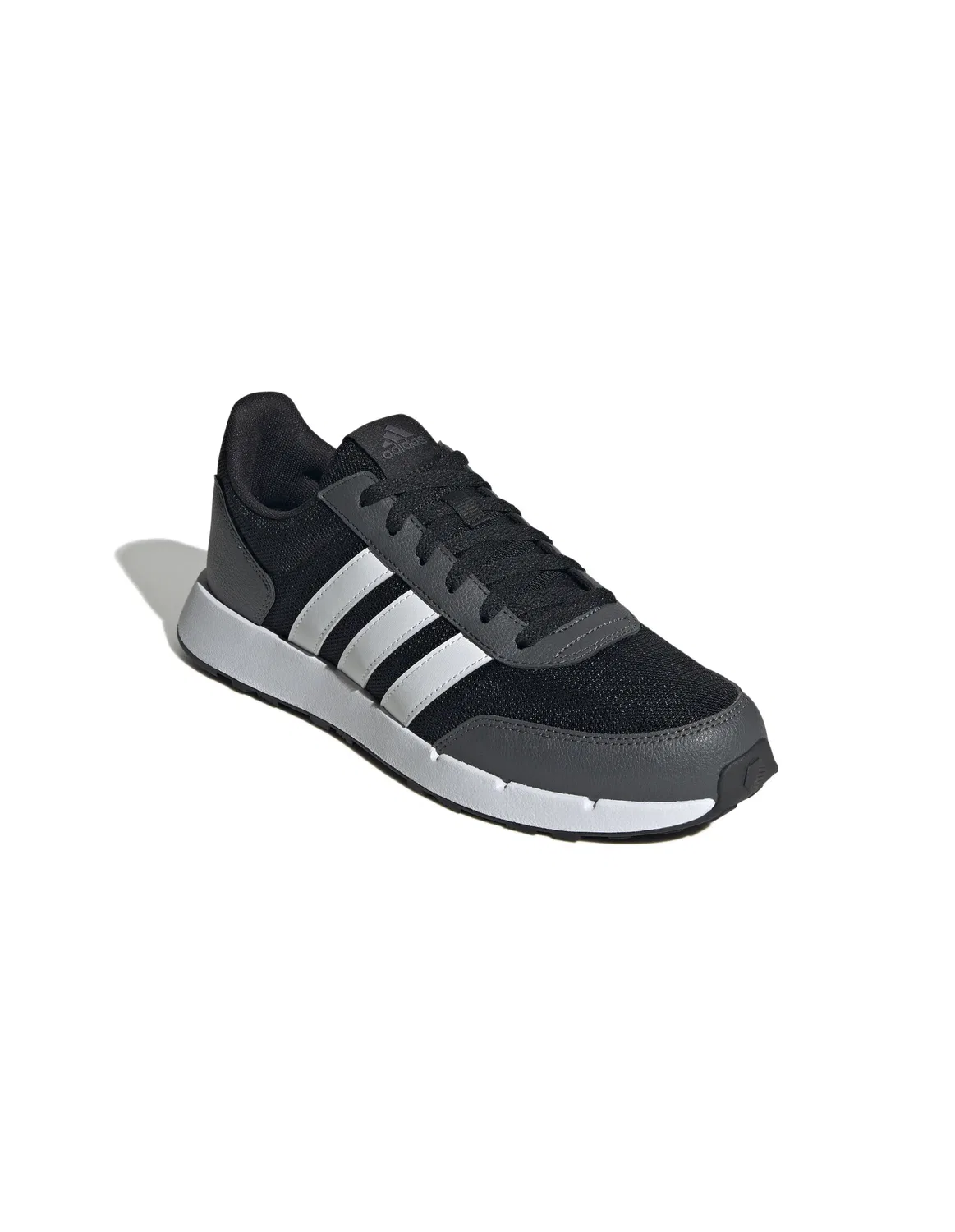 Кроссовки низкие Run 5 Adidas core black/white/grey six