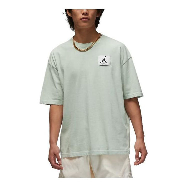 

Футболка Air Jordan Flight Essential Logo OverSize T-shirt 'Light Green', зеленый