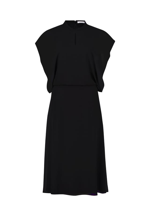 

Платье из шифона с рукавами-крылышками Betty & Co, черный