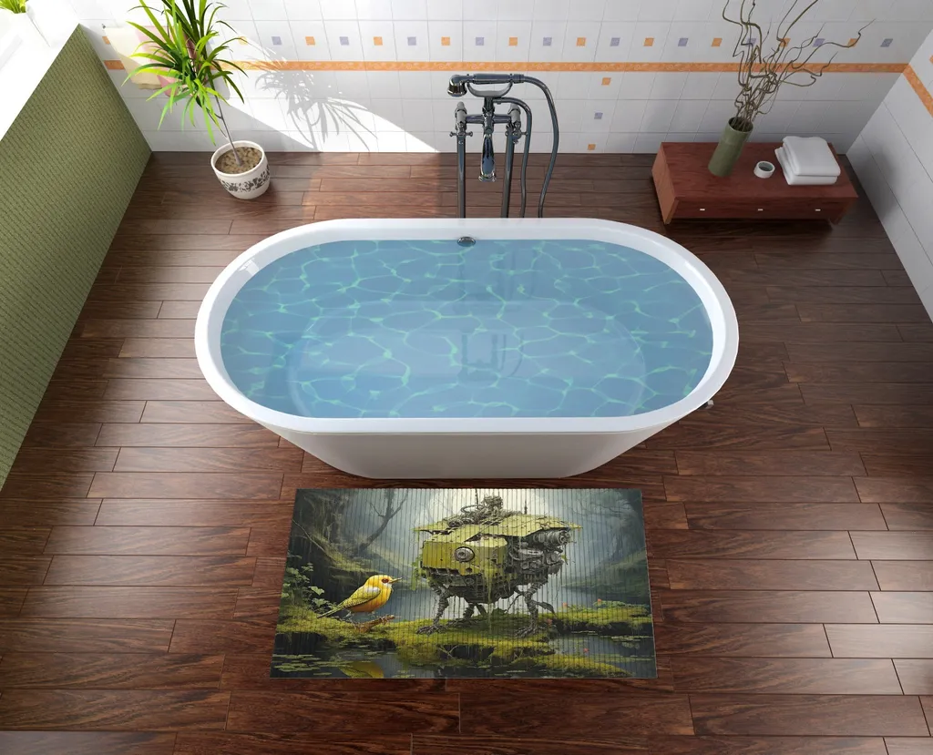 

Коврик для ванной Wallario