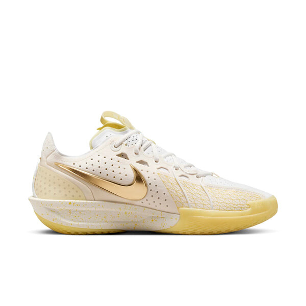 Кроссовки air zoom gt cut 3 jordan poole pe 'pale ivory metallic gold' Nike, белый — фото 2