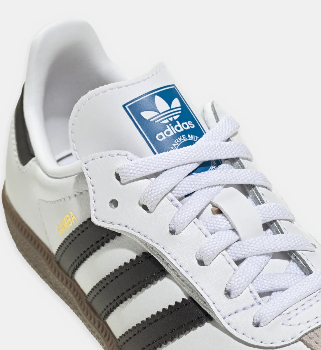 Кеды Samba Adidas Originals, белый — фото 4