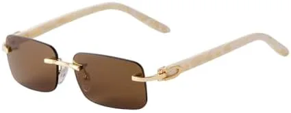 

Солнцезащитные очки в стиле ретро без оправы с мраморным рисунком, из ацетата, для мужчин и женщин, модные, с зелеными линзами, прямоугольной оправы MTZJH, C2