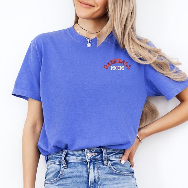 

Вышитая футболка baseball mom в технике garment dyed Simply Sage Market, Flo Blue, Зеленый, Вышитая футболка baseball mom в технике garment dyed Simply Sage Market, Flo Blue