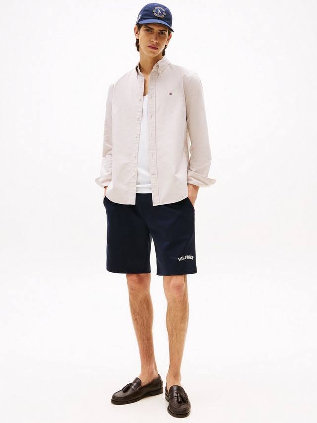 Оксфордская рубашка Regular Fit из хлопковой смеси Tommy Hilfiger, Light Brown — фото 3