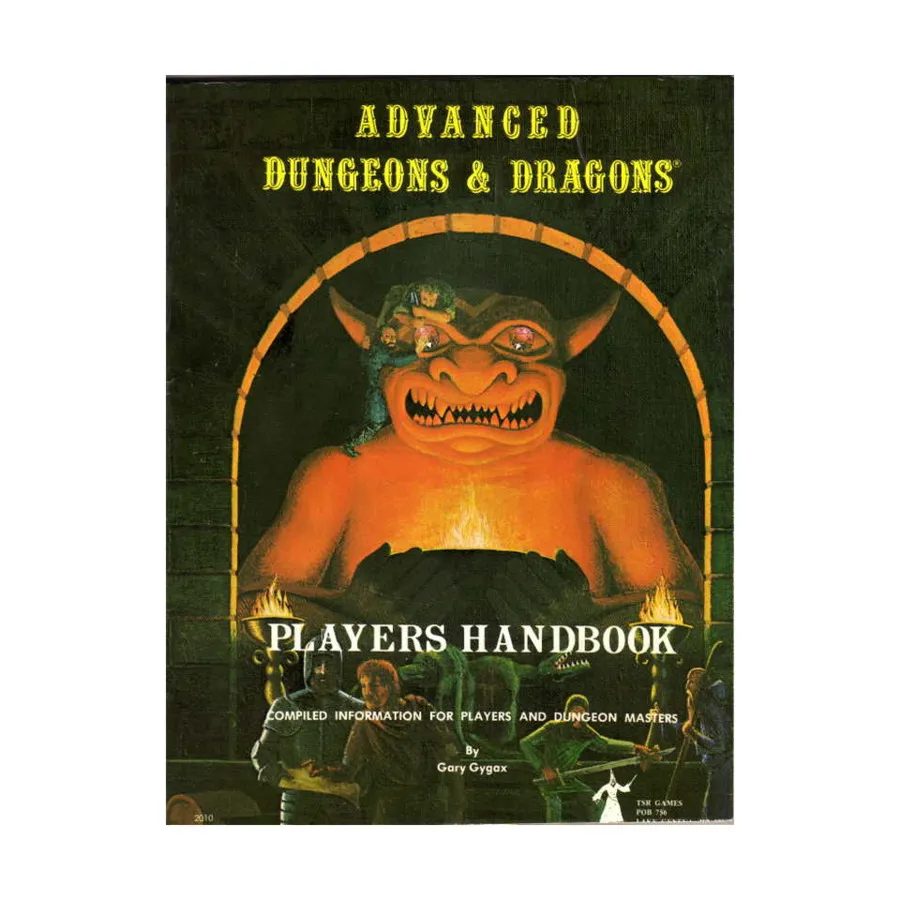 

Player's Handbook (1st Edition, Idol Cover, TSR/Games Workshop 2nd UK Printing), Advanced Dungeons & Dragons (1st Edition) - Core Books, Box Sets & Miscellaneous, мягкая обложка