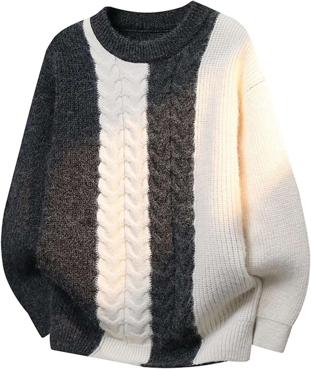 

Мужской свитер с длинным рукавом Color Block