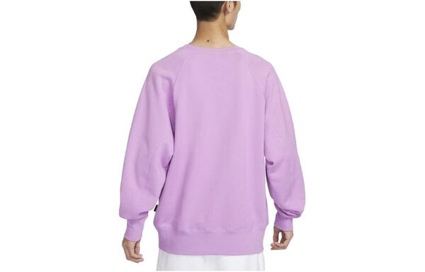 Толстовка Nike Sportswear Air French Terry Crew 'Purple', фиолетовый — фото 3