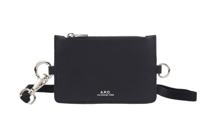 

A.P.C Кожаный кошелек мужской черный