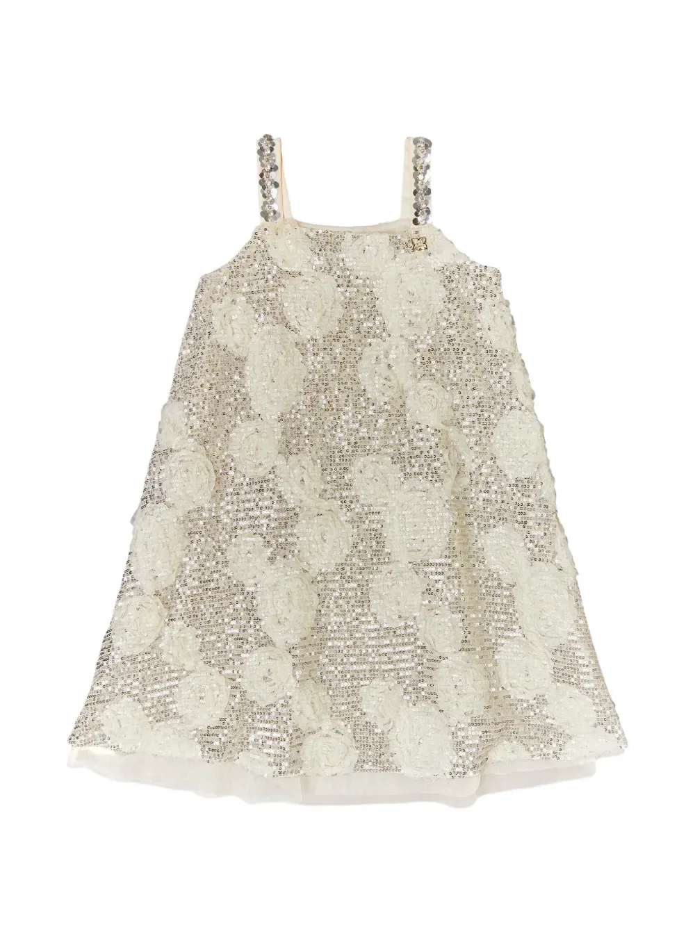 Серебряное платье с пайетками Bcbg Kids