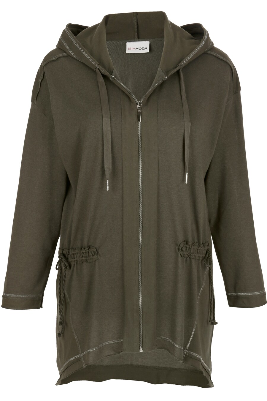 

Вязаный кардиган MIAMODA Knit Cardigan, хаки