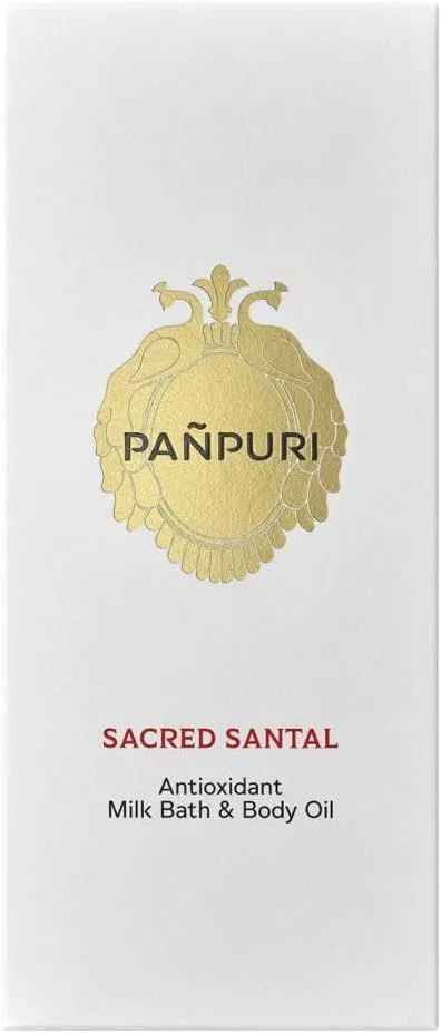 Масло для ванны и тела PANPURI Milk Bath & Body Oil Sacred Santal Sandalwood 3-в-1 — фото 2