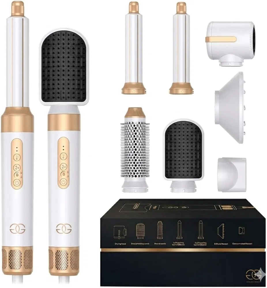 Набор для укладки волос Airstyler 7-в-1 от Golden Goods, 1400 Вт Golden Goods