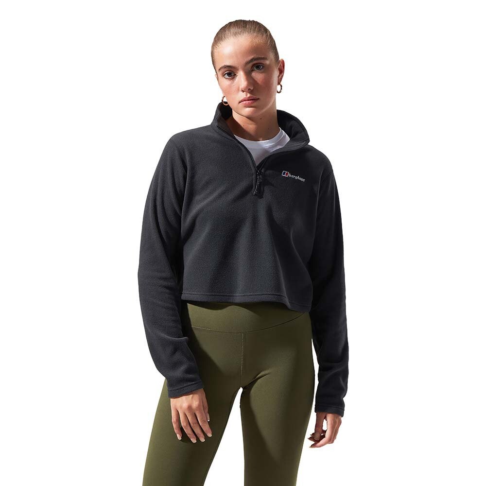 

Флис Berghaus Urb Prism Crop half zip, черный