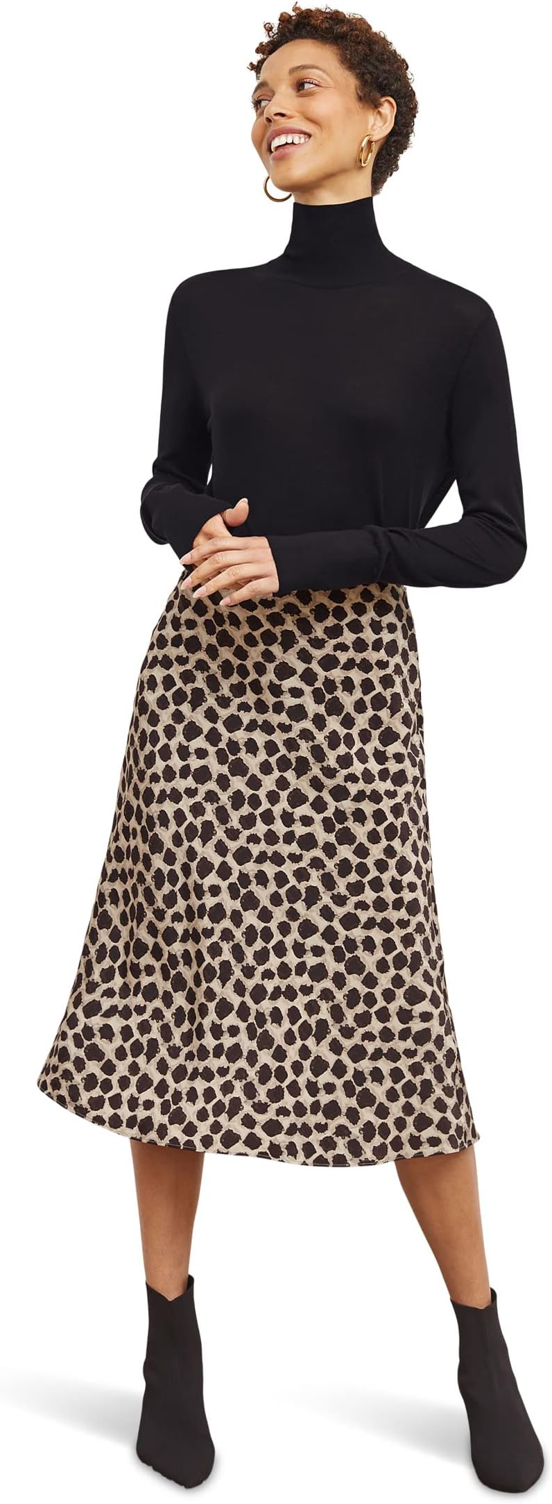 

Платье M.M.LaFleur Orchard Skirt - Washable Silk, цвет Sahara Print
