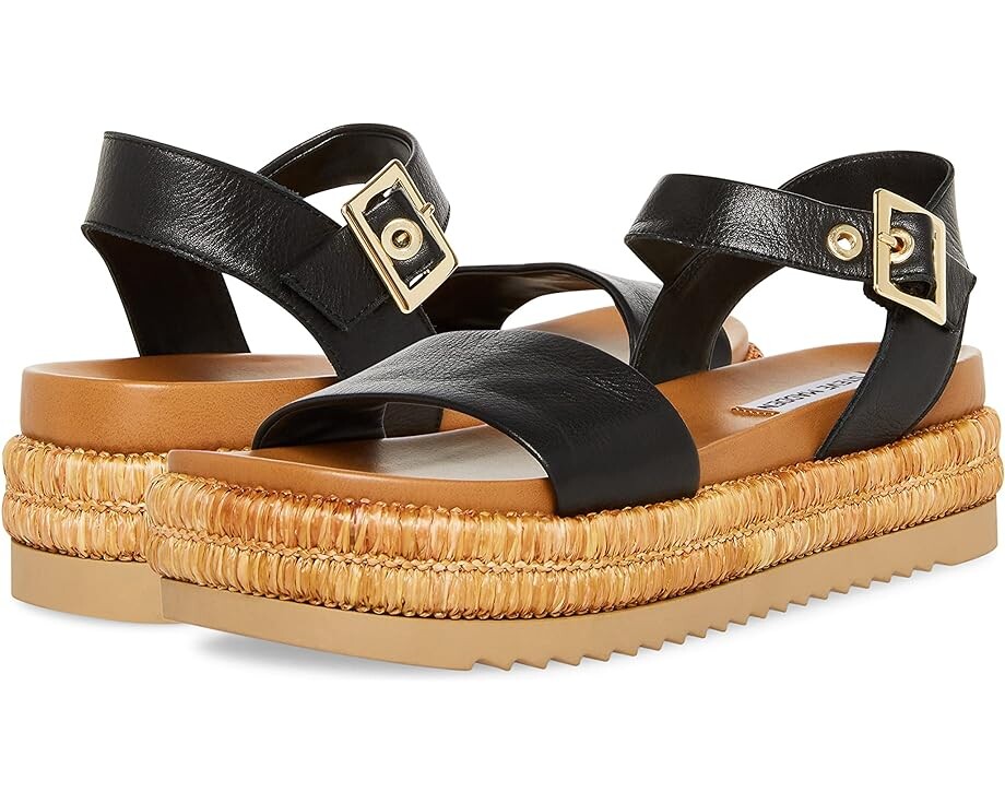 

Туфли Steve Madden Malden Sandal, черная кожа