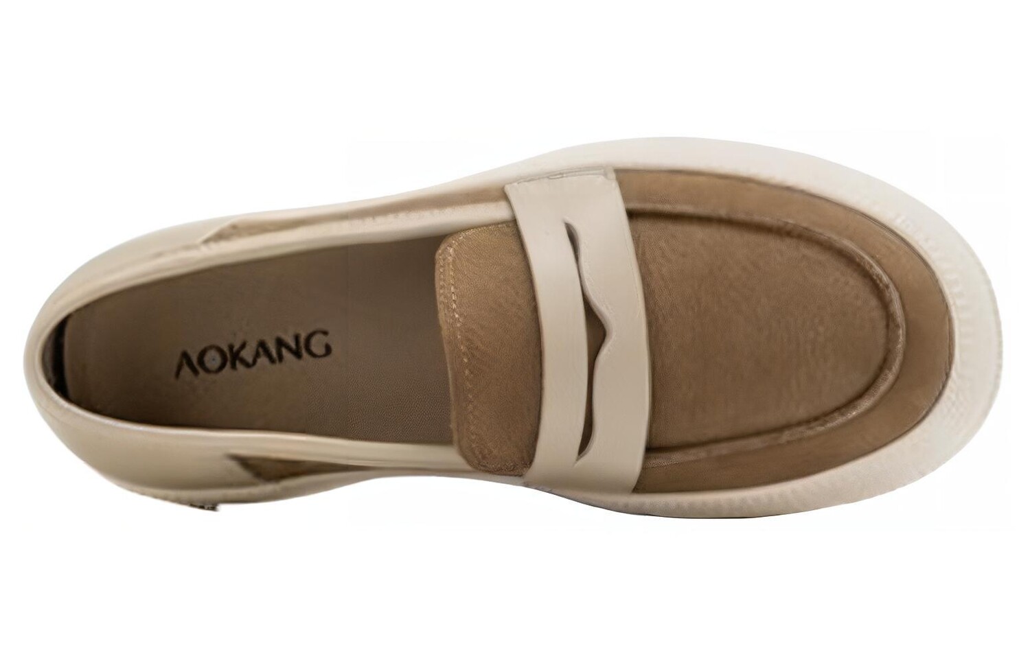 Туфли женские повседневные Women's Casual Shoes Women's Khaki Aokang — фото 4