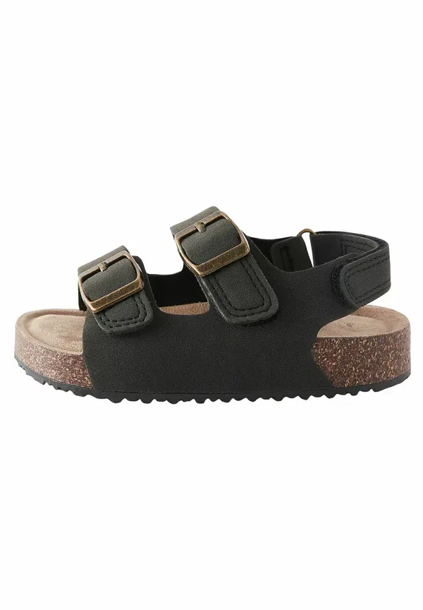 Сандалии Next, Cushioned footbed double buckle touch fastening corkbed sandals wide fit (g), черный