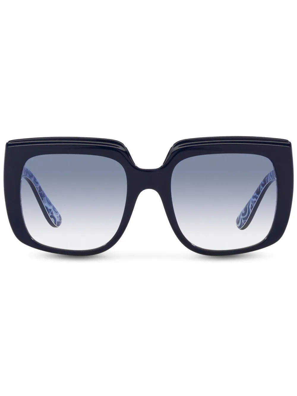 

Солнцезащитные очки в массивной квадратной оправе Dolce & Gabbana Eyewear, синий