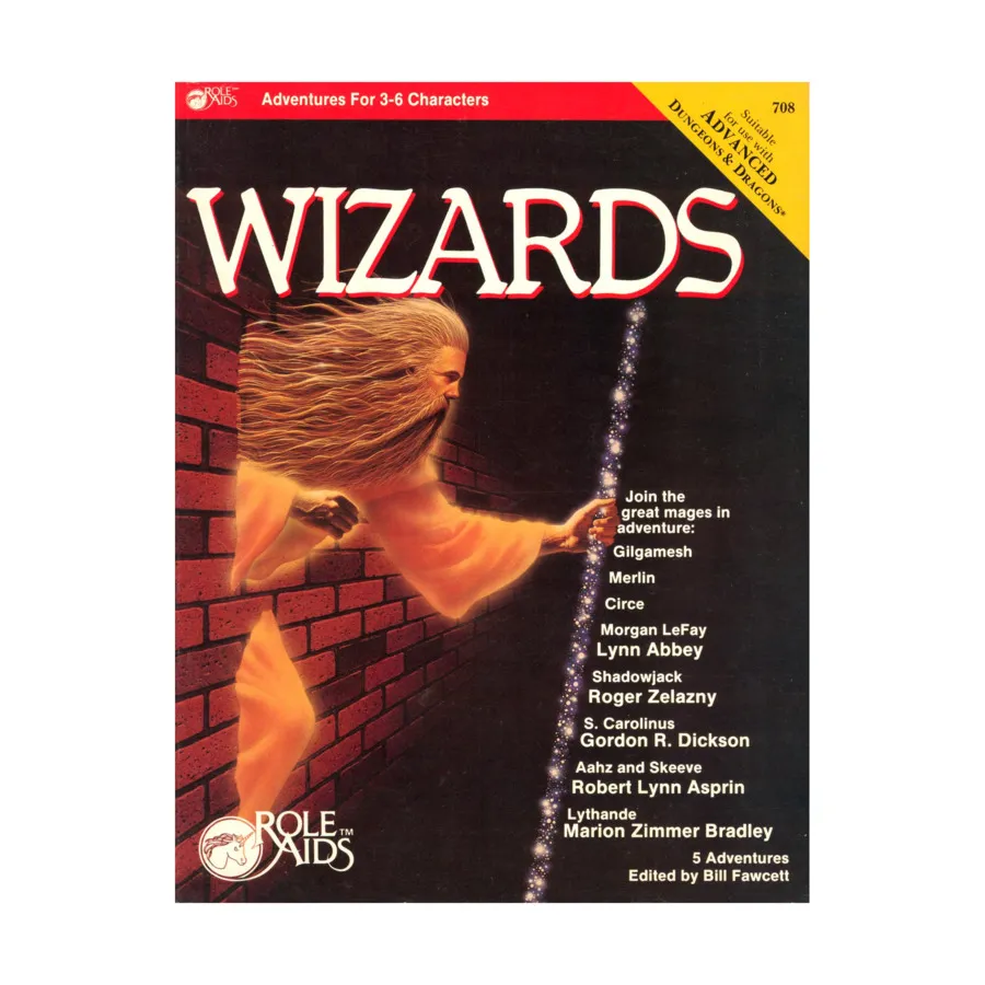 

Wizards (2nd Printing), Roleaids - Fantasy Modules & Supplements (D&D, AD&D), мягкая обложка