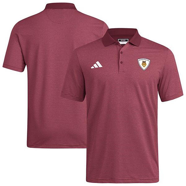 Мужская поло Arizona State Sun Devils Ultimate 365 цвета марсала Adidas