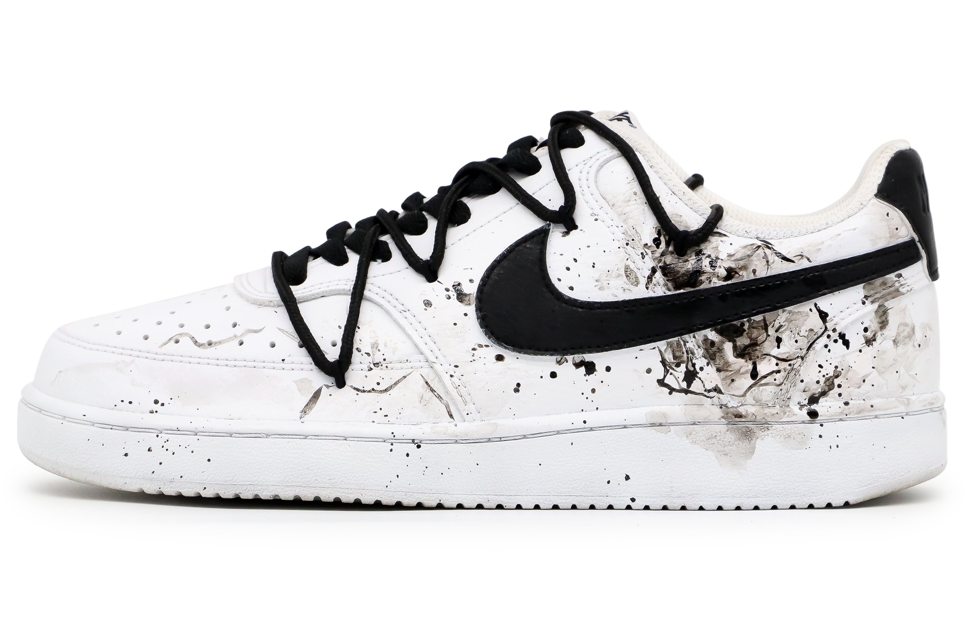 

Nike Кроссовки для скейтбординга Court Vision 1, мужские, низкие, белые/черные