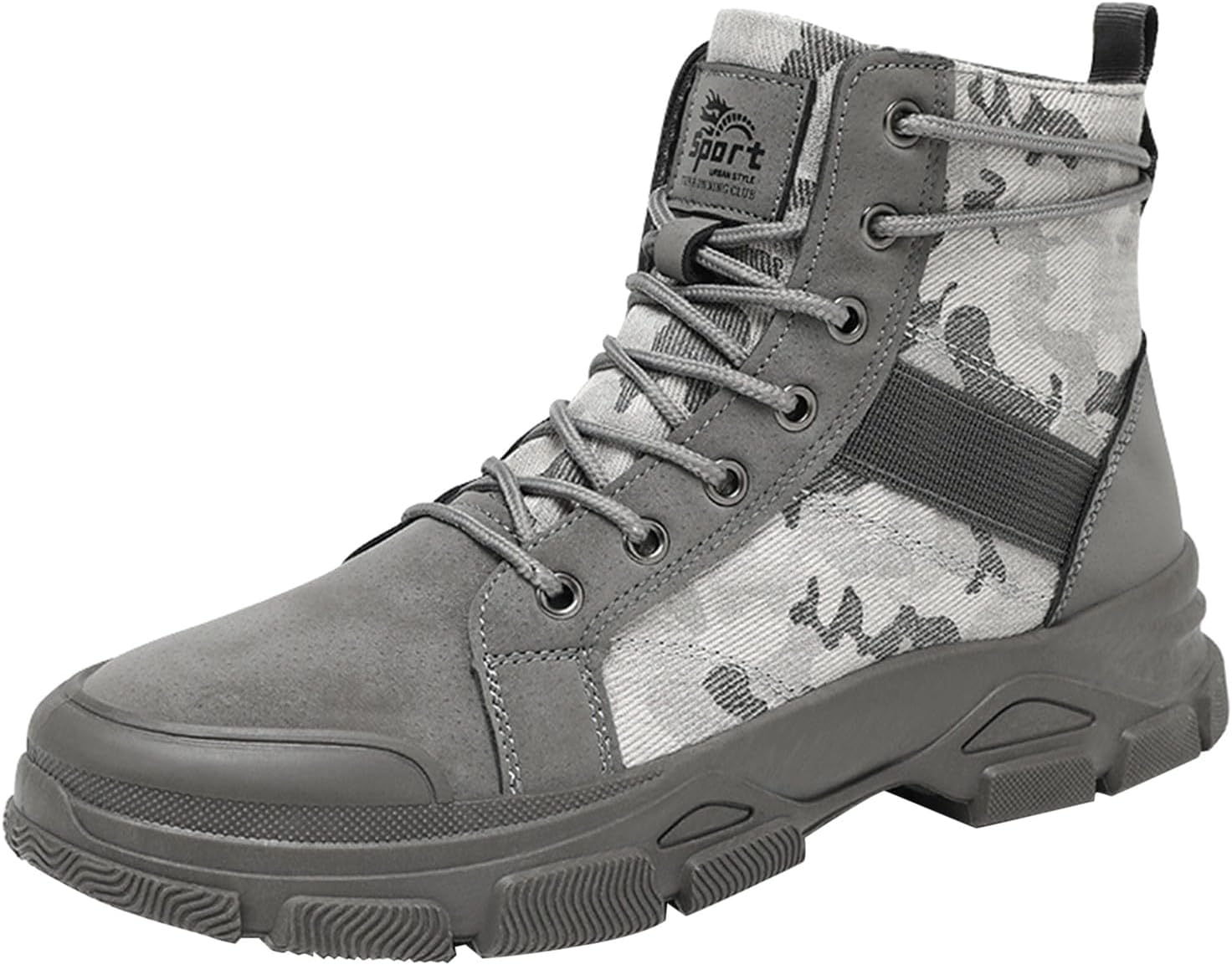 

Ботинки для мужчин и женщин, удобные, легкие, неразрушимые, противоскользящие, строительные, защитные, широкой полноты, для ходьбы и путешествий Generic, серый