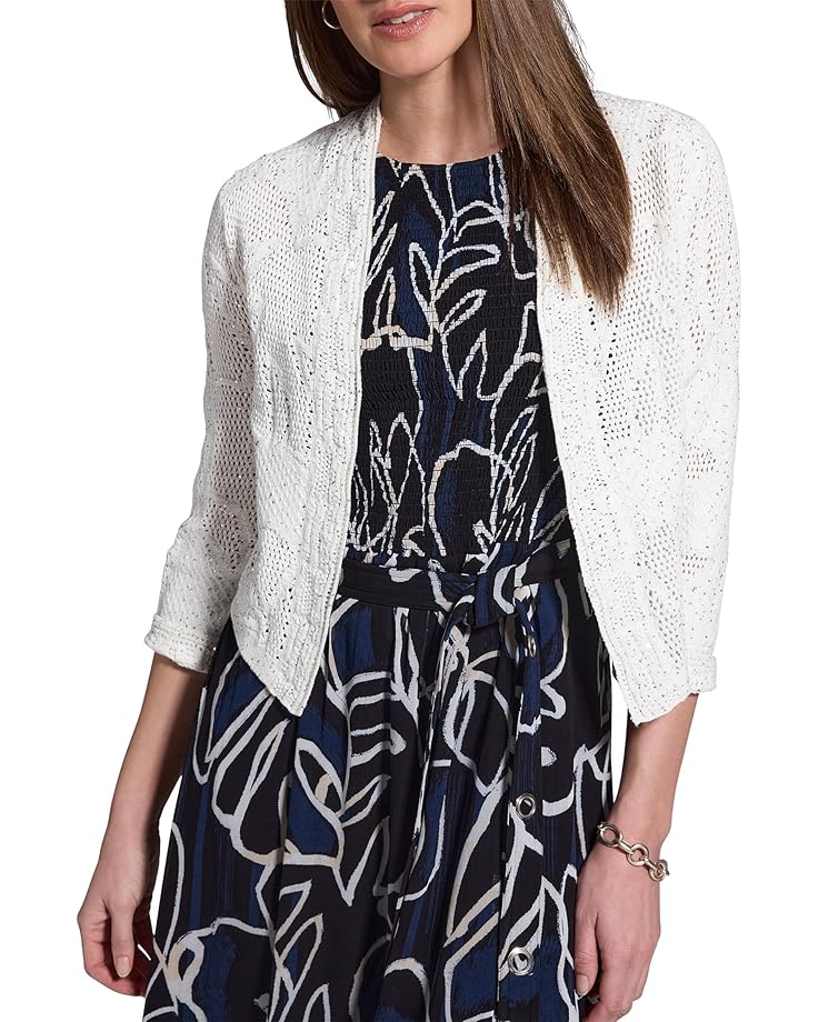 

Свитер NIC+ZOE Subtle Sequin Cardigan, цвет Classic Cream