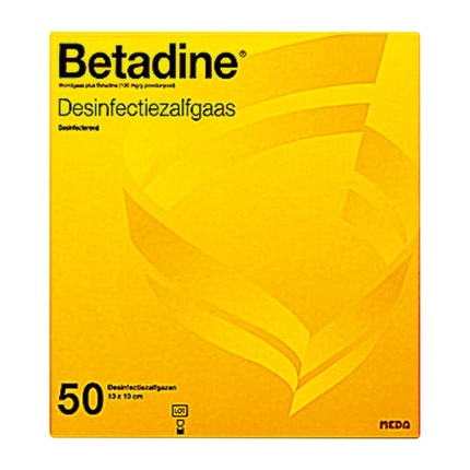 

Zalfgaas 10x10см Автор - Медицинская повязка Betadine